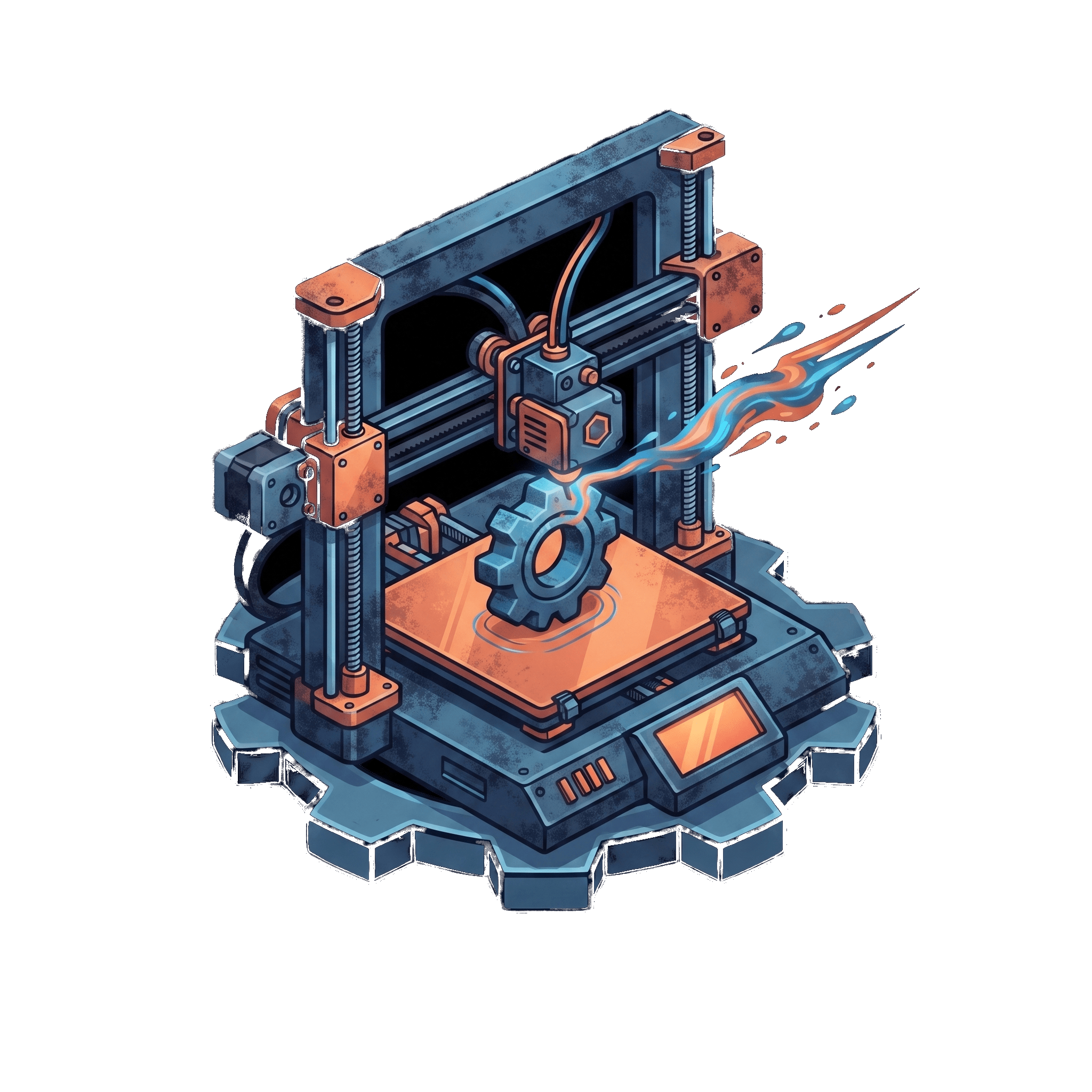 Icono de fabricación propia y diseño artesanal en Sorkuntzak 3D.